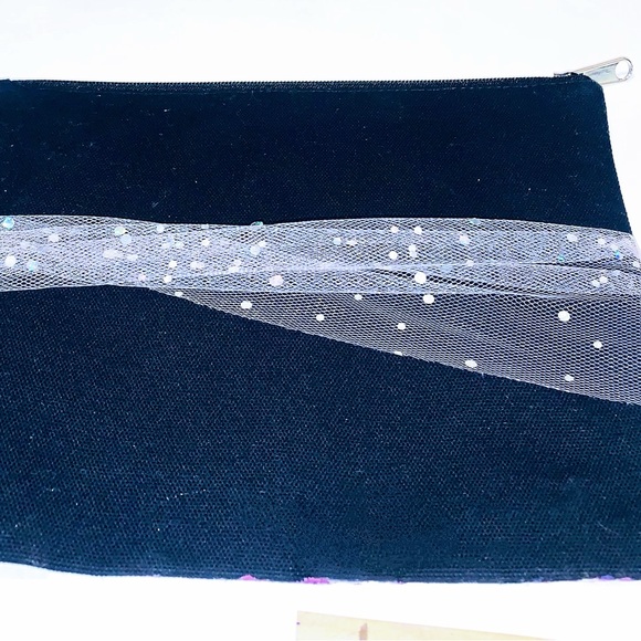 Hand Painted Floral Makeup Bag SOLD - Picture 7 of 7